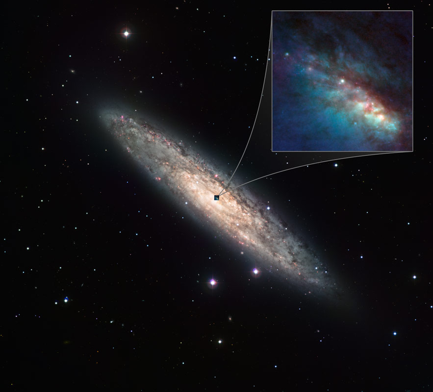 NGC 253 stellar nurseries